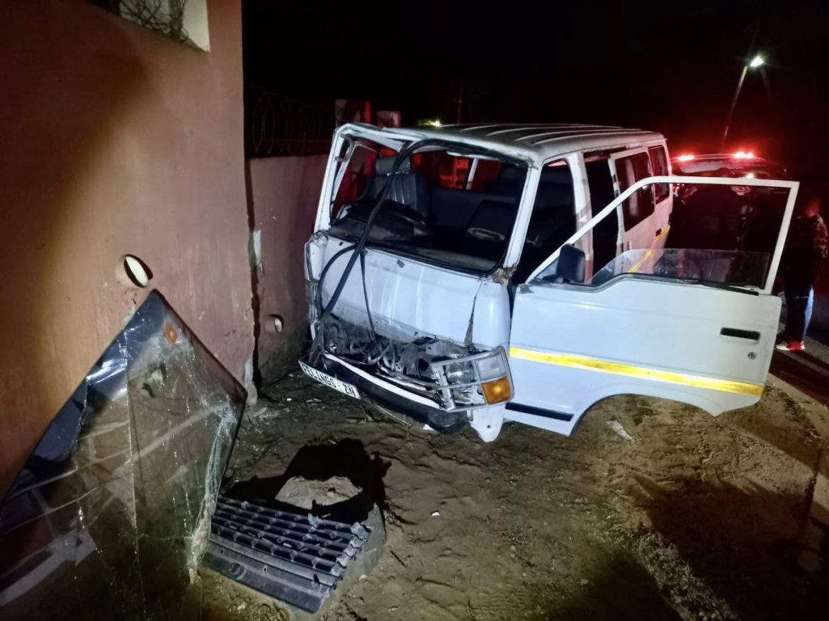Eleven Injured After Taxi Crashes Into Creche Wall in Waterloo, KZN